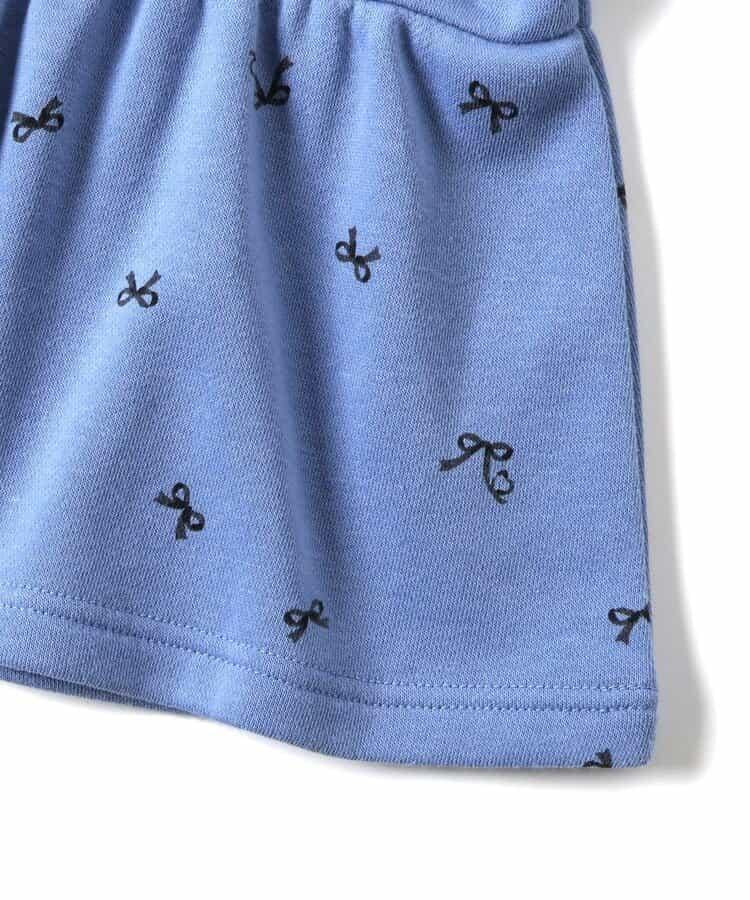 肩帶蝴蝶結荷葉邊衛衣