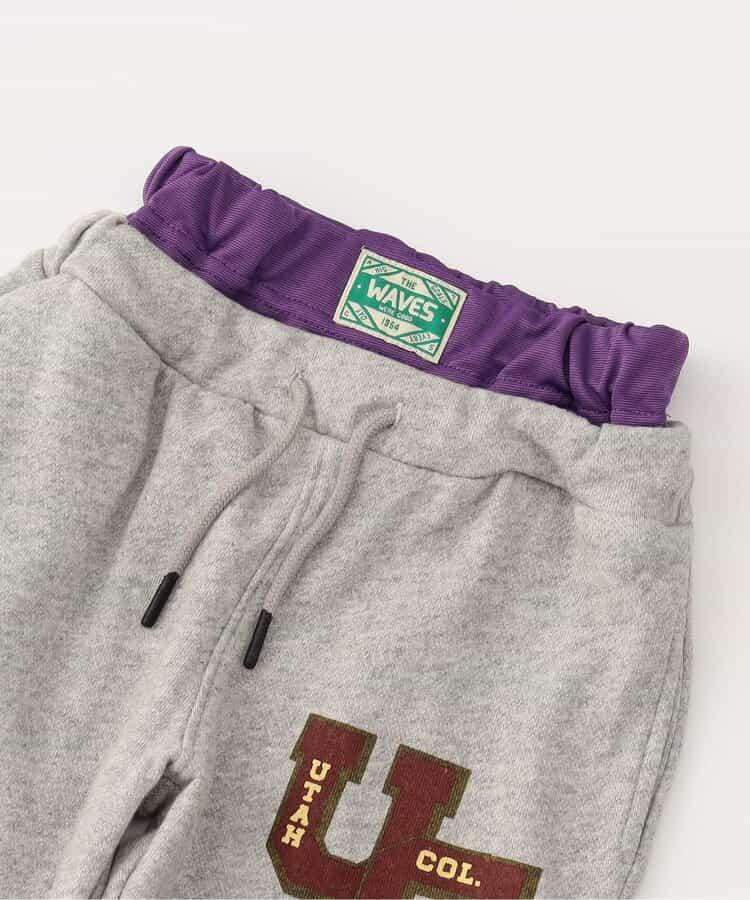 雙層腰休閒長褲 10分褲