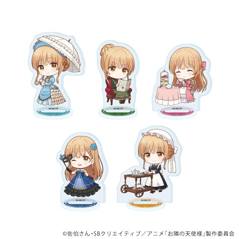 《關於我在無意間被隔壁的天使變成廢柴這件事》亞克力迷你立牌10/全套（共5種）（Q版角色插畫）【全套/5個裝】