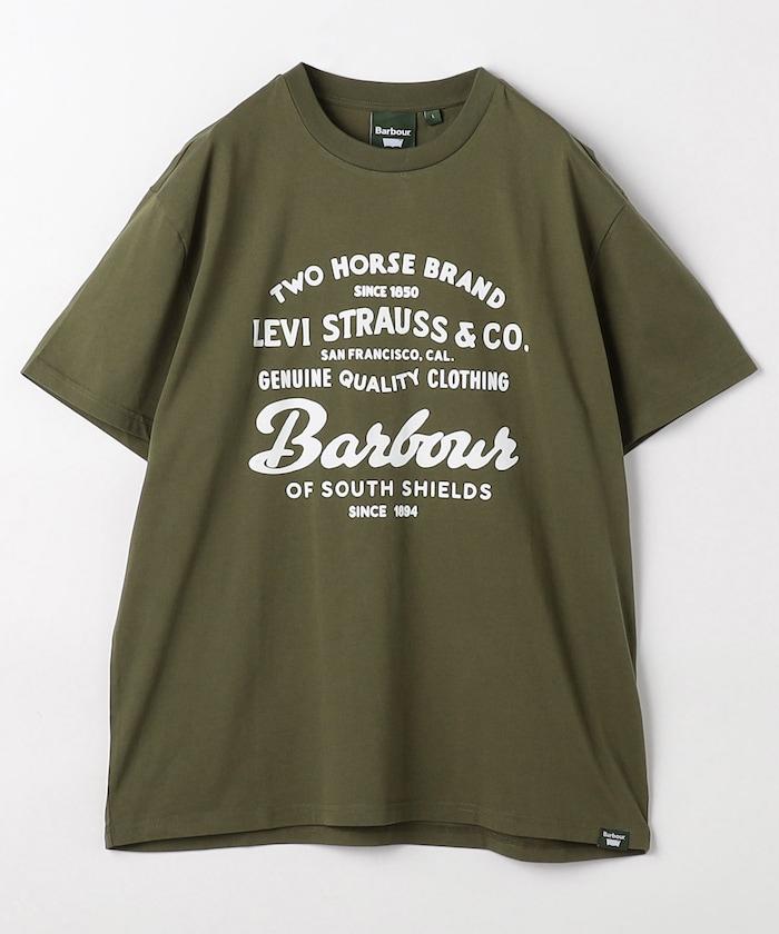 Levi's × Barbour 圖案印花T恤