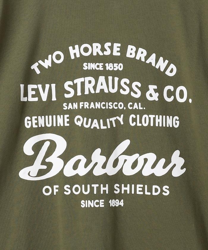 Levi's × Barbour 圖案印花T恤