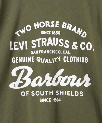 Levi's × Barbour 圖案印花T恤