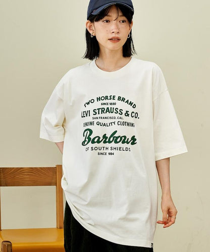 Levi's × Barbour 圖案印花T恤