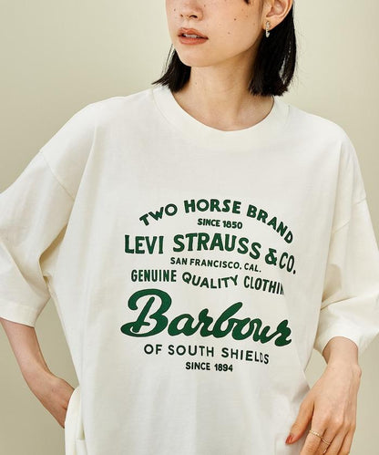 Levi's × Barbour 圖案印花T恤