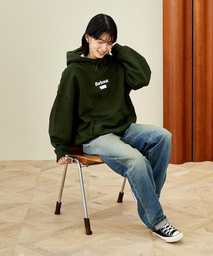 Levi's × Barbour 圖案連帽衛衣