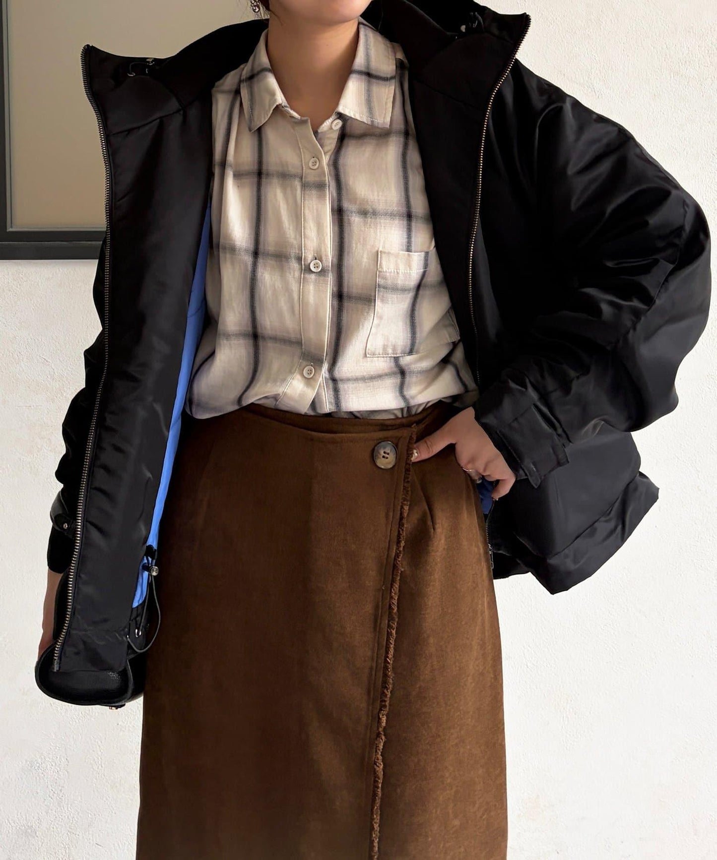 尼龍中棉連帽MA-1夾克