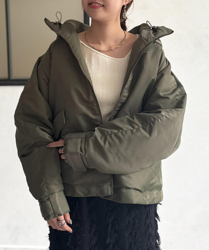 尼龍中棉連帽MA-1夾克