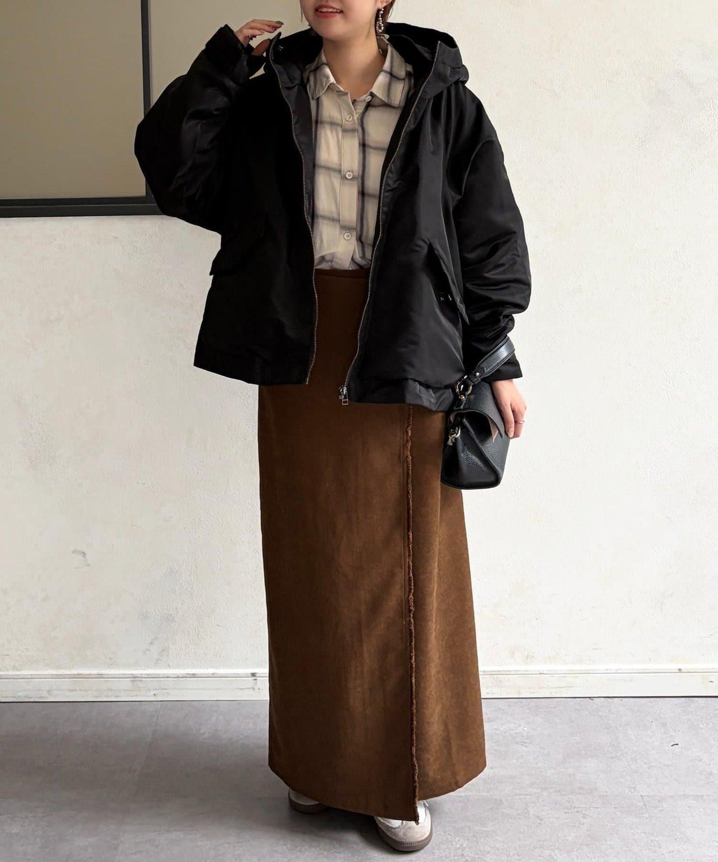 尼龍中棉連帽MA-1夾克