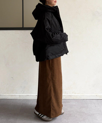 尼龍中棉連帽MA-1夾克