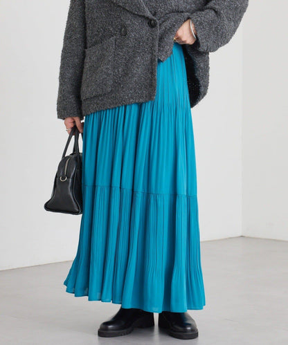 【優雅感】層疊百褶裙