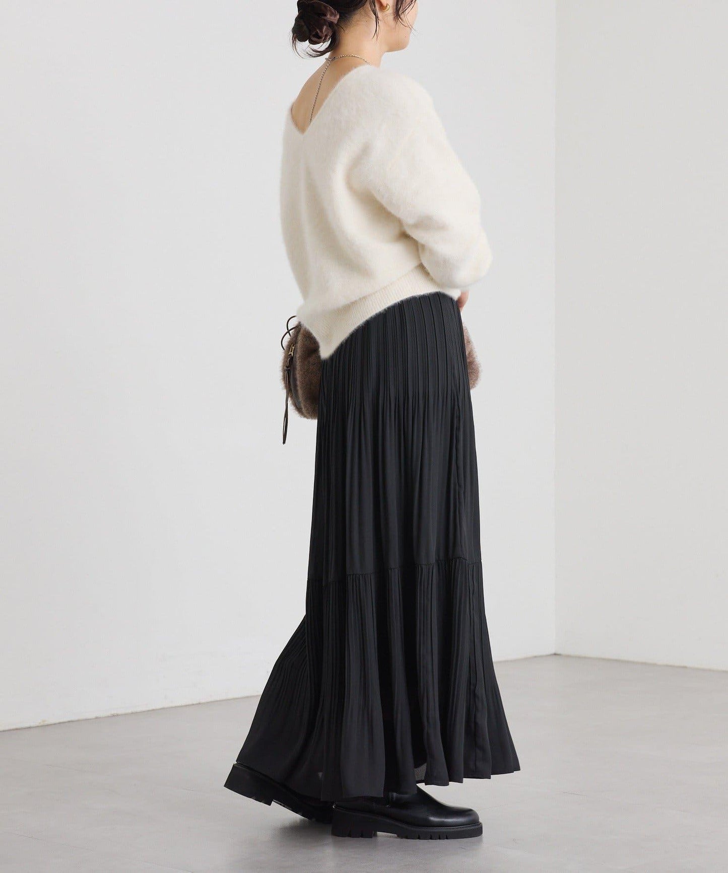 【優雅感】層疊百褶裙