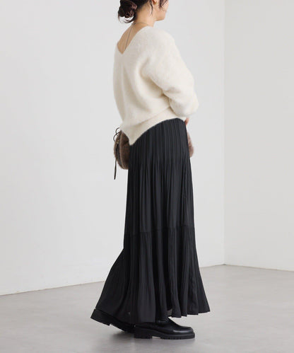 【優雅感】層疊百褶裙