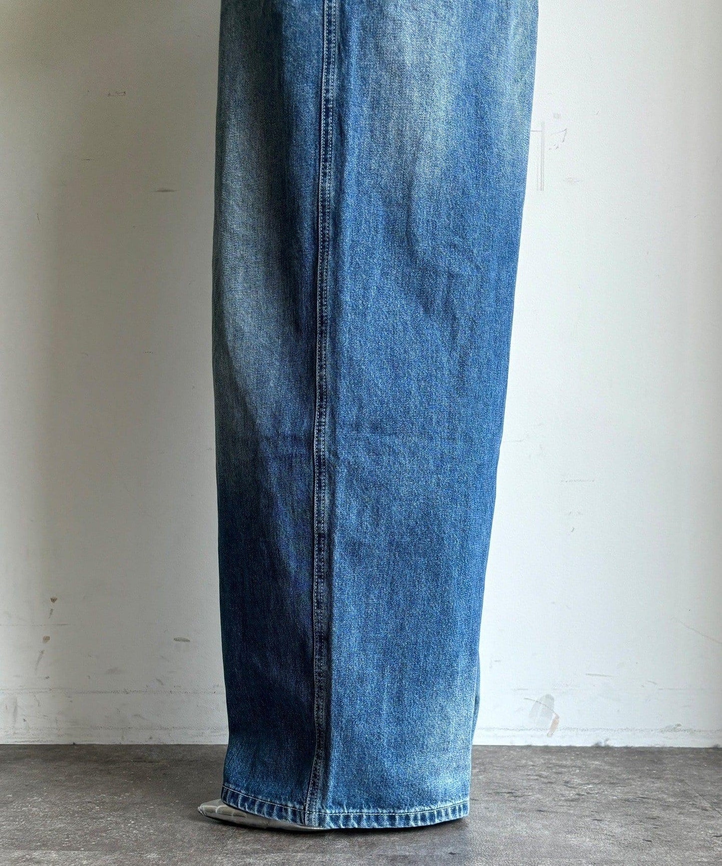 帶吊帶牛仔連體褲