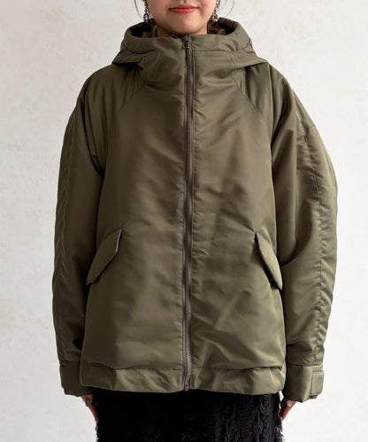 尼龍中棉連帽MA-1夾克