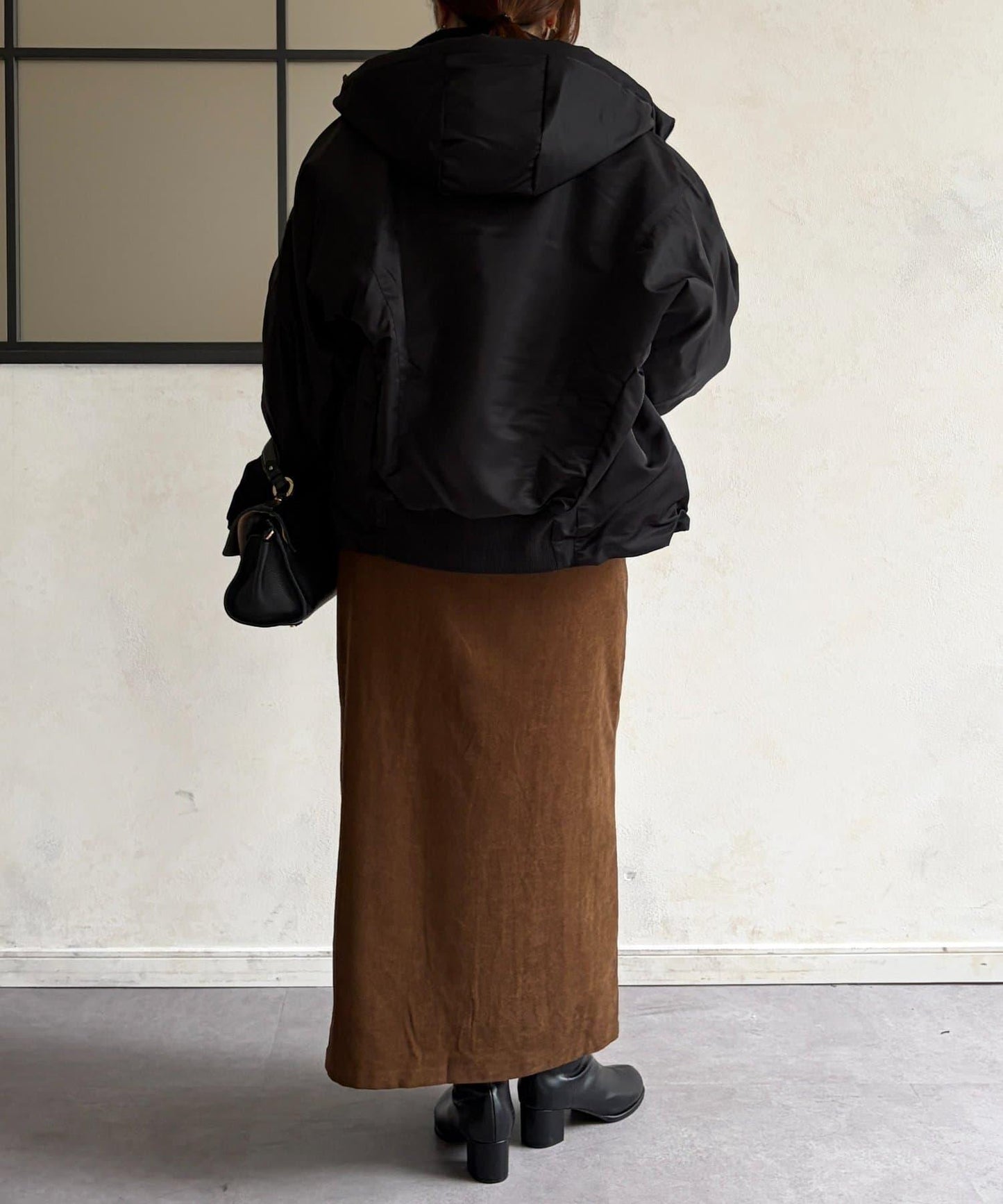 尼龍中棉連帽MA-1夾克