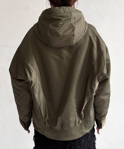 尼龍中棉連帽MA-1夾克