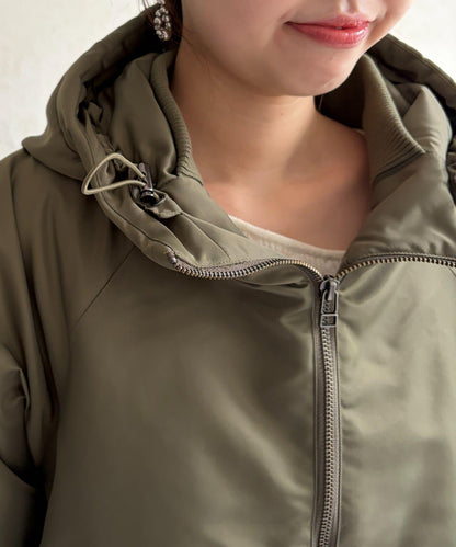 尼龍中棉連帽MA-1夾克