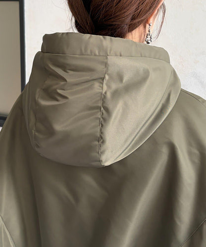 尼龍中棉連帽MA-1夾克