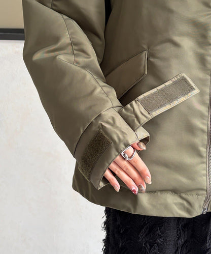 尼龍中棉連帽MA-1夾克