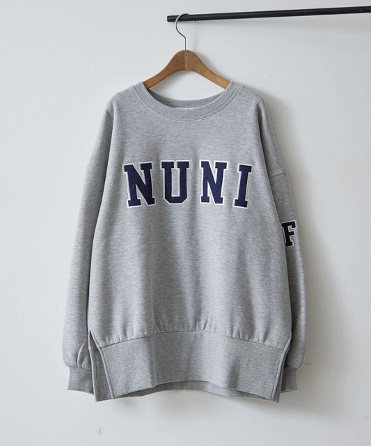 【NUNIFE】開叉加絨衛衣