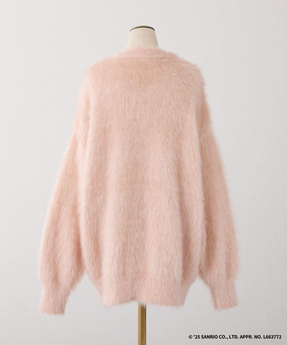 【My Melody/《庫洛米》聯名】羽毛開衫