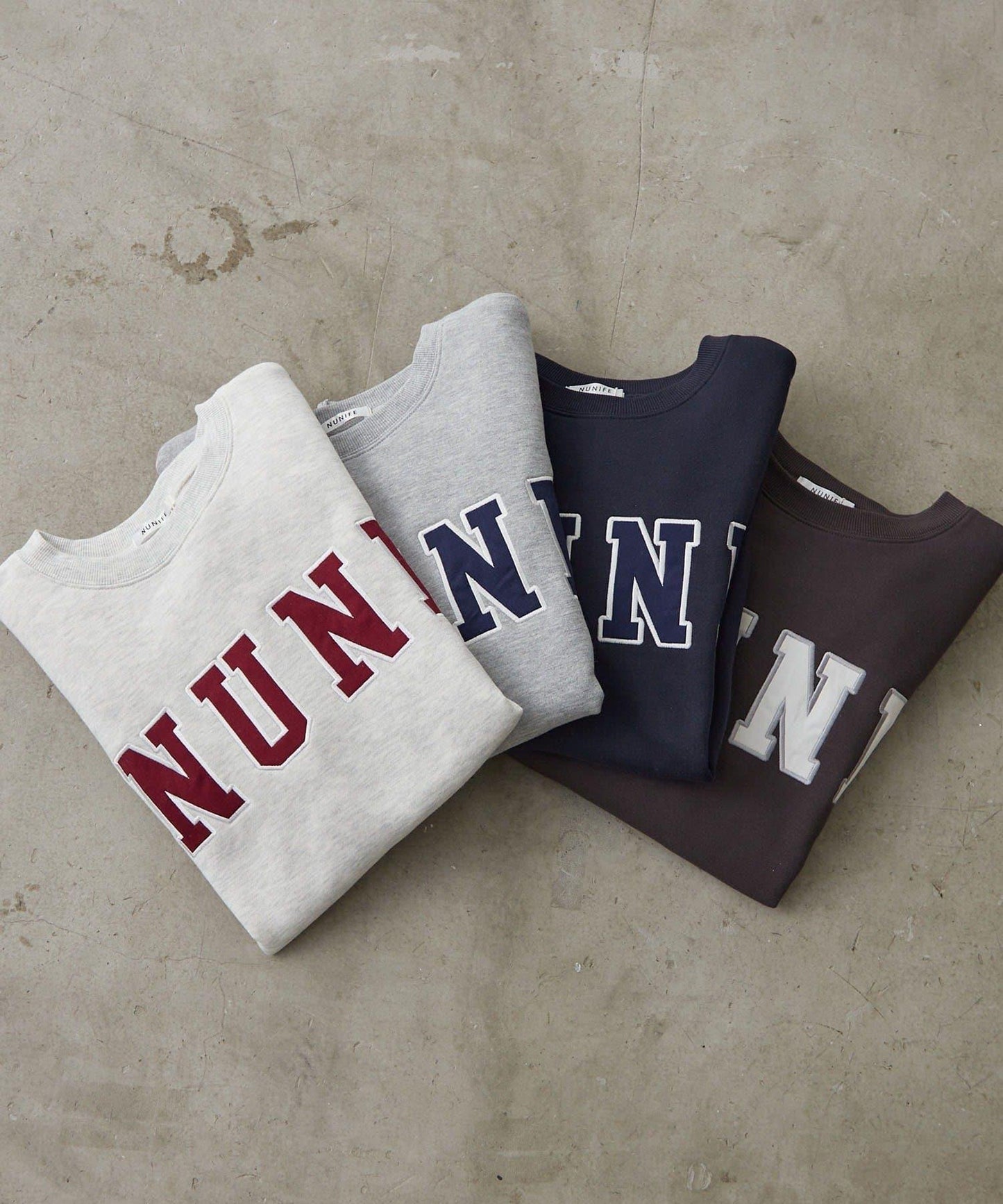 【NUNIFE】開叉加絨衛衣