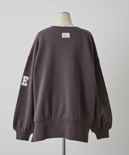 【NUNIFE】開叉加絨衛衣