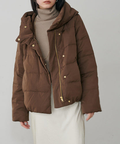 LARUTA標誌刺繡羅紋高領衫