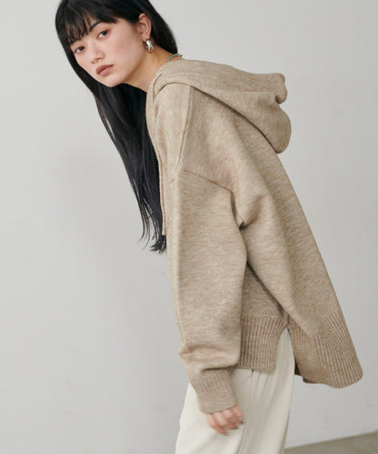 連帽針織套頭衫