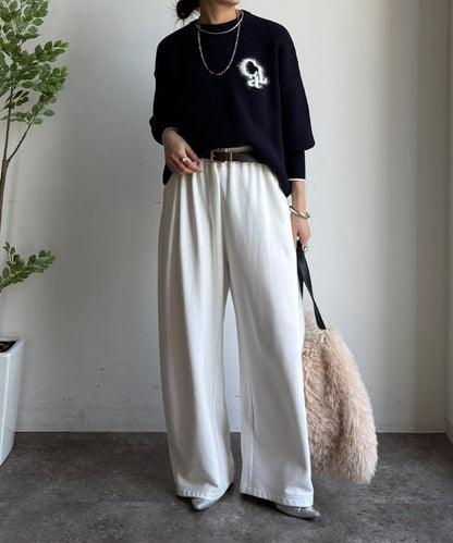 羽毛標誌針織衫