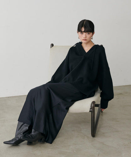 連帽針織套頭衫