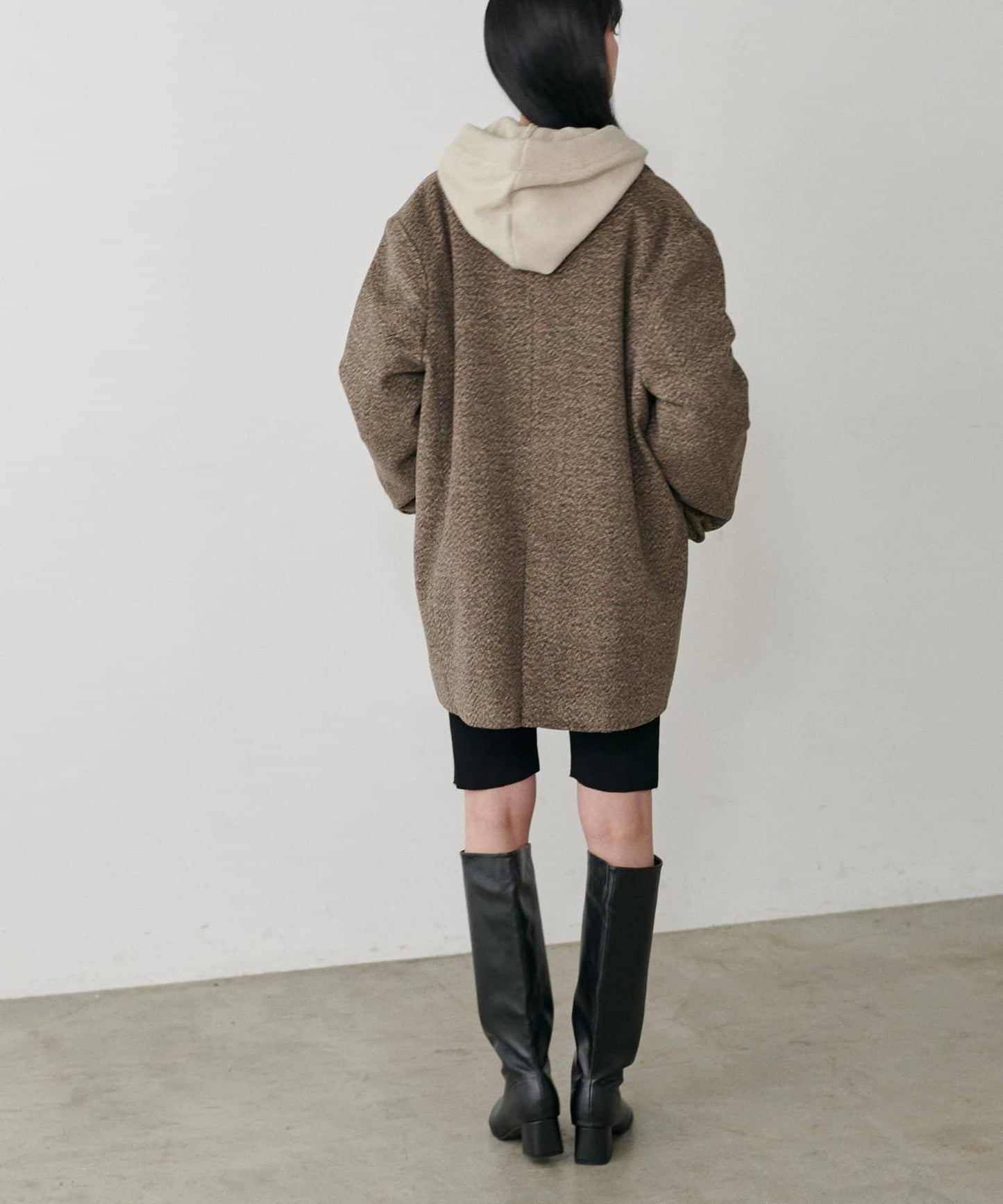 連帽針織套頭衫