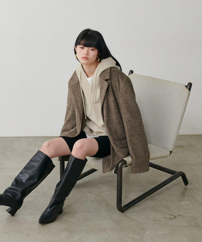 連帽針織套頭衫