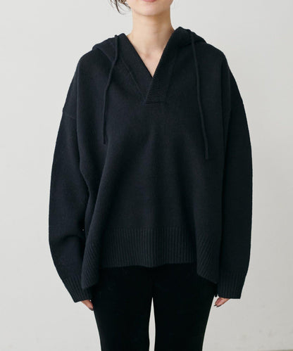 連帽針織套頭衫