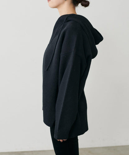 連帽針織套頭衫