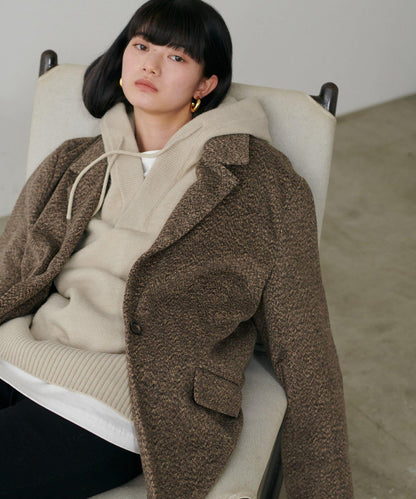 連帽針織套頭衫