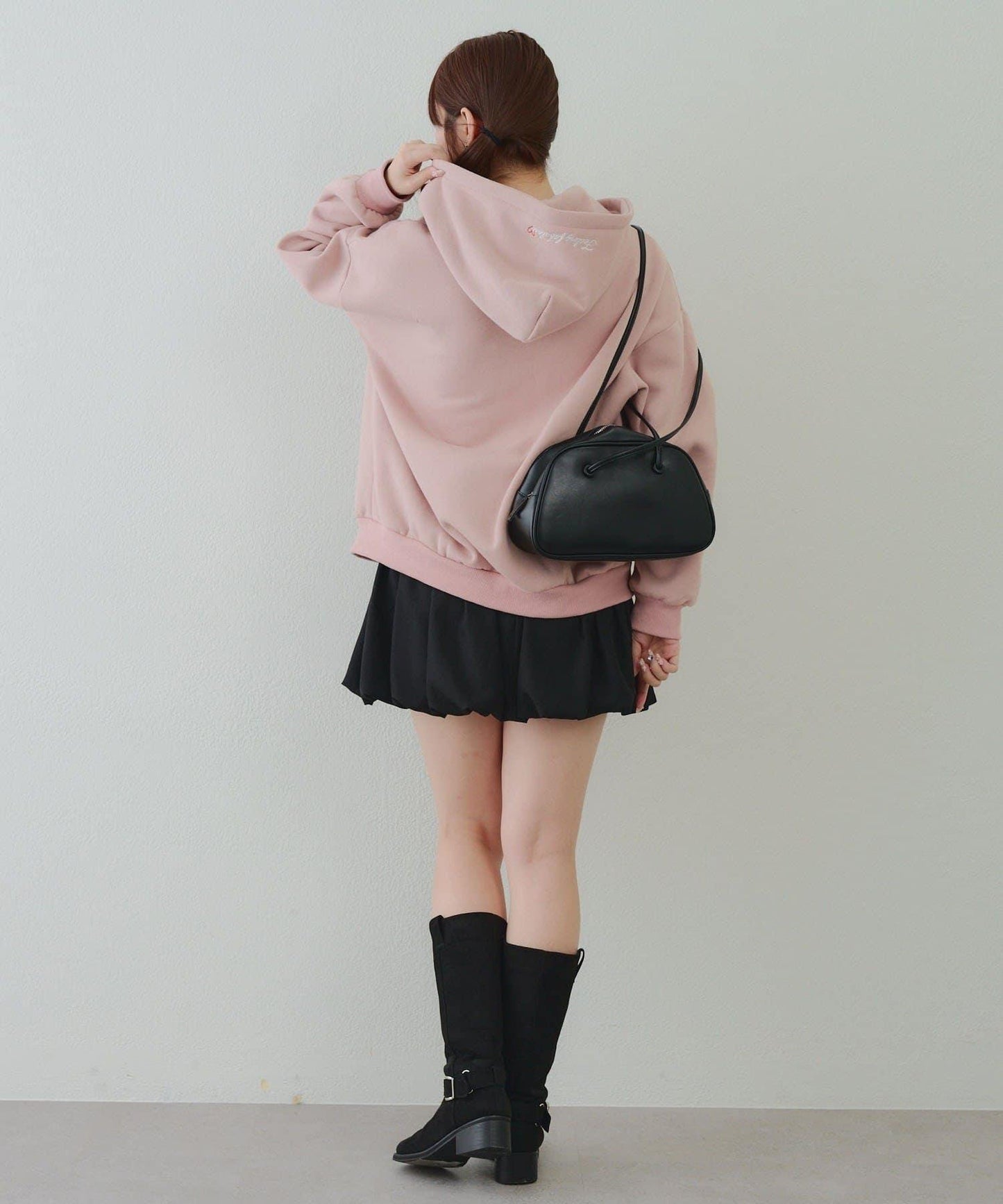 大LOGO拉鍊連帽衛衣