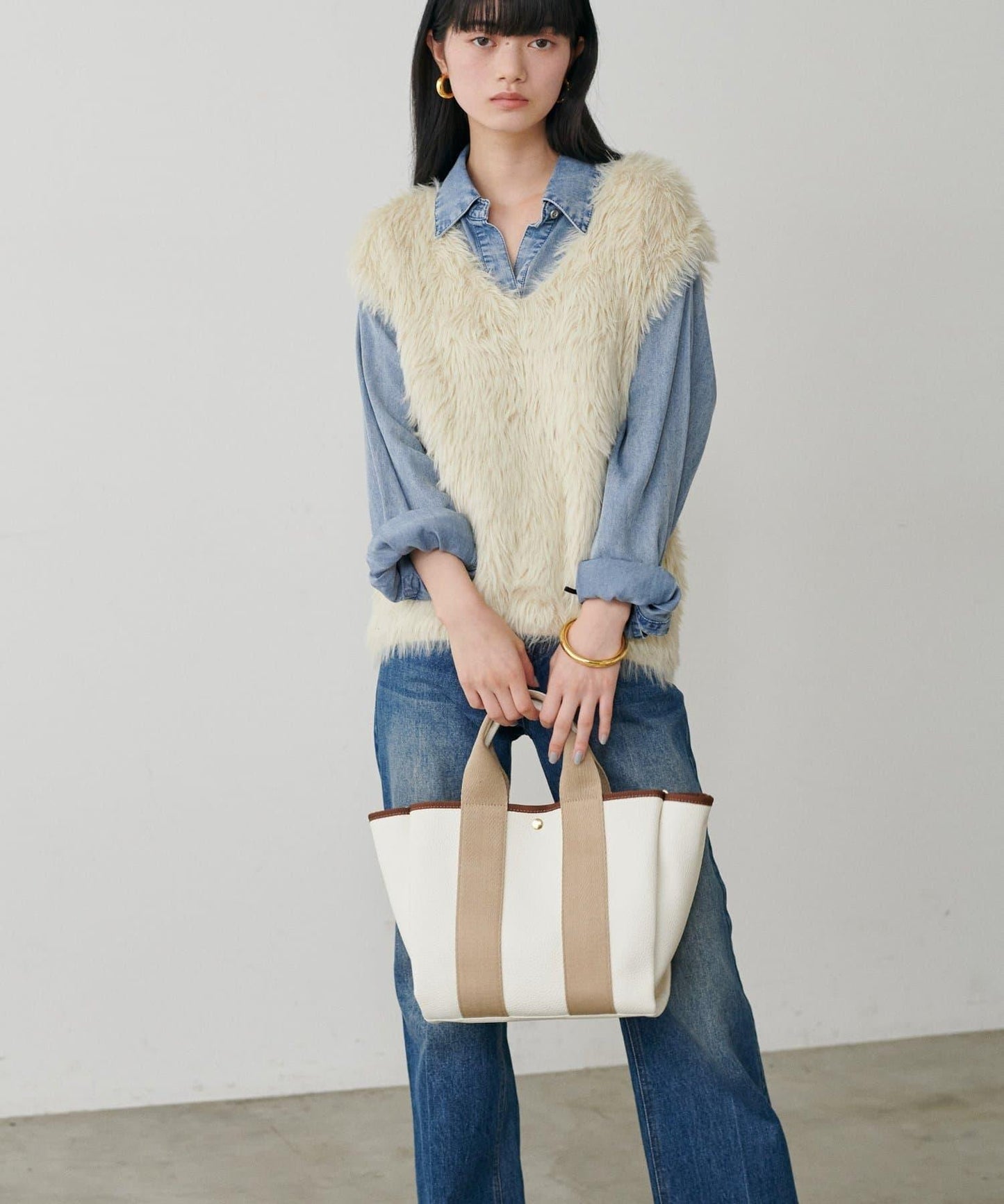 寬肩帶可拆卸2WAY手提托特包