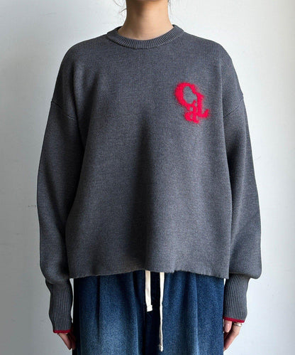 羽毛標誌針織衫