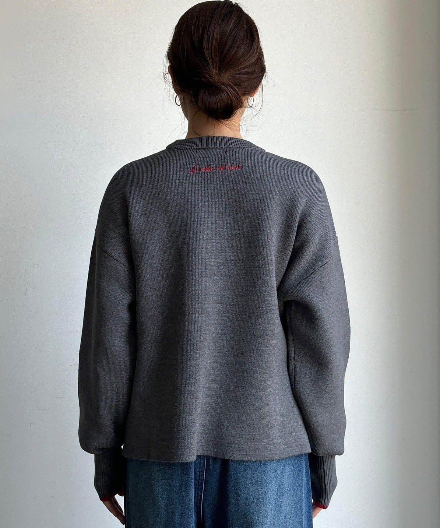 羽毛標誌針織衫