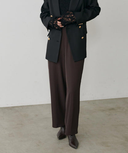 簡約拼接休閒褲