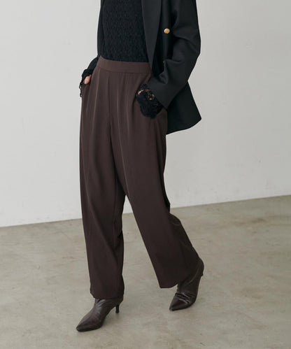 簡約拼接休閒褲