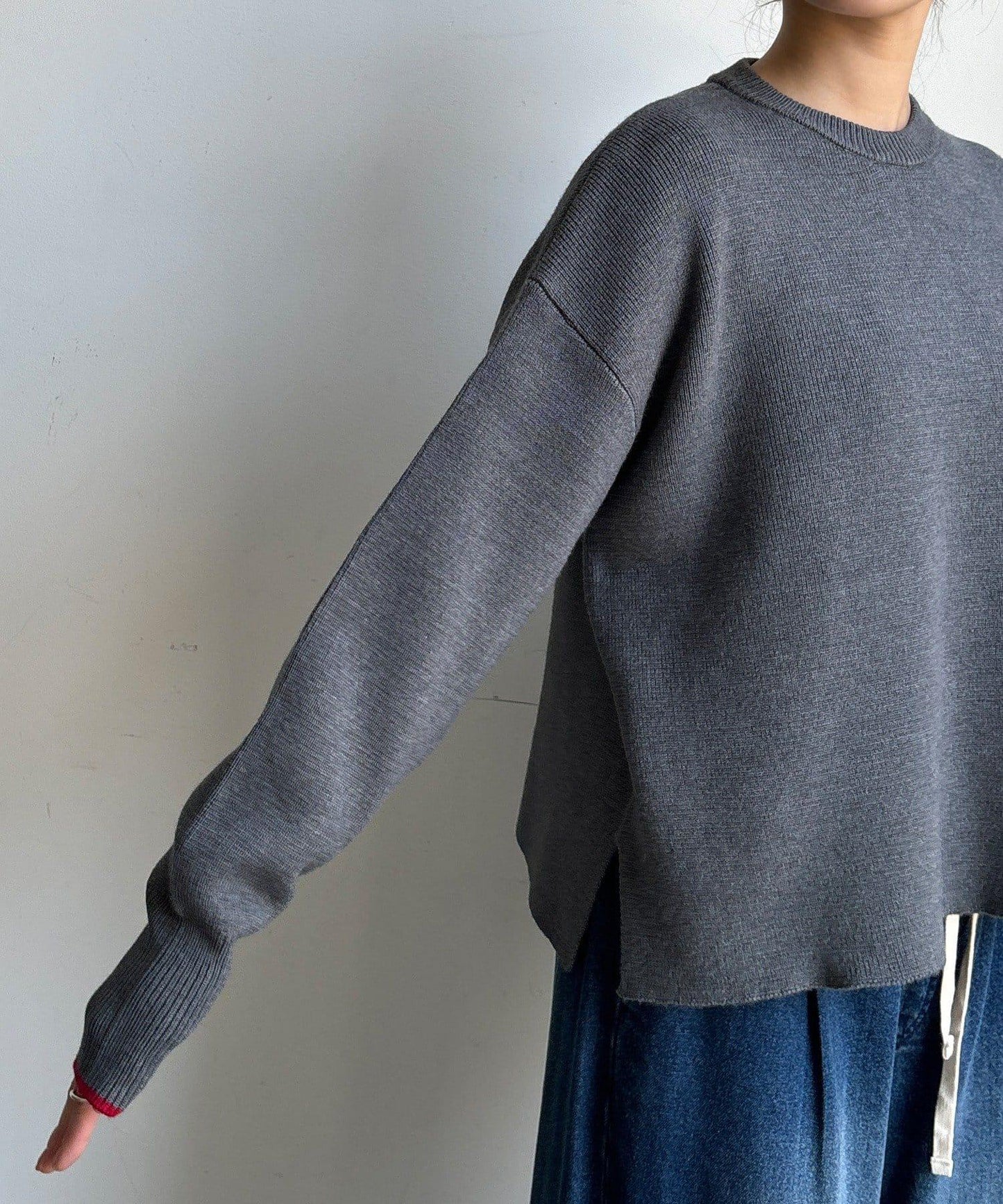 羽毛標誌針織衫