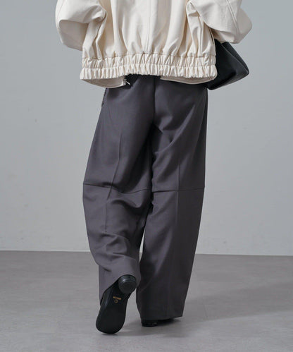 後背拼接鏈條裝飾休閒長褲