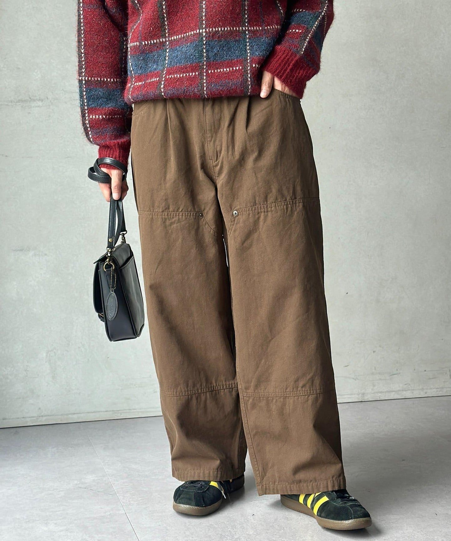 鴨嘴雙層護膝褲