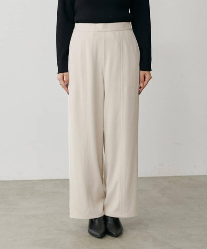 簡約拼接休閒褲