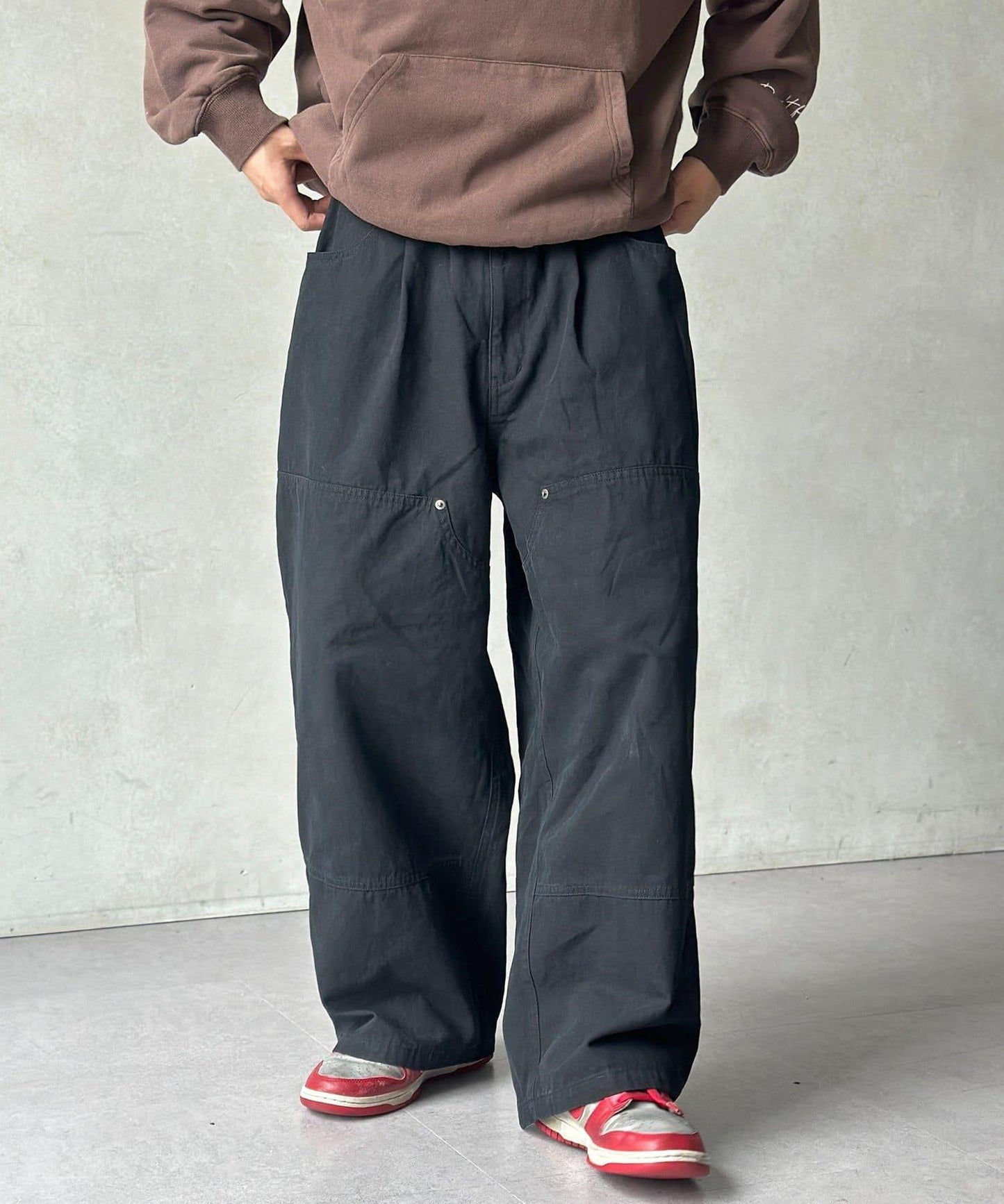 鴨嘴雙層護膝褲