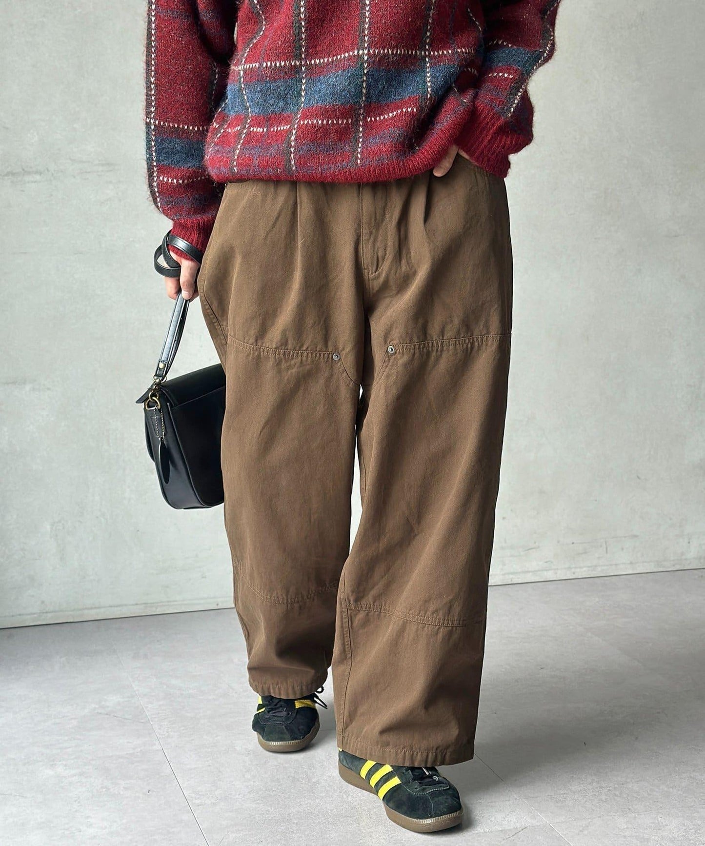 鴨嘴雙層護膝褲