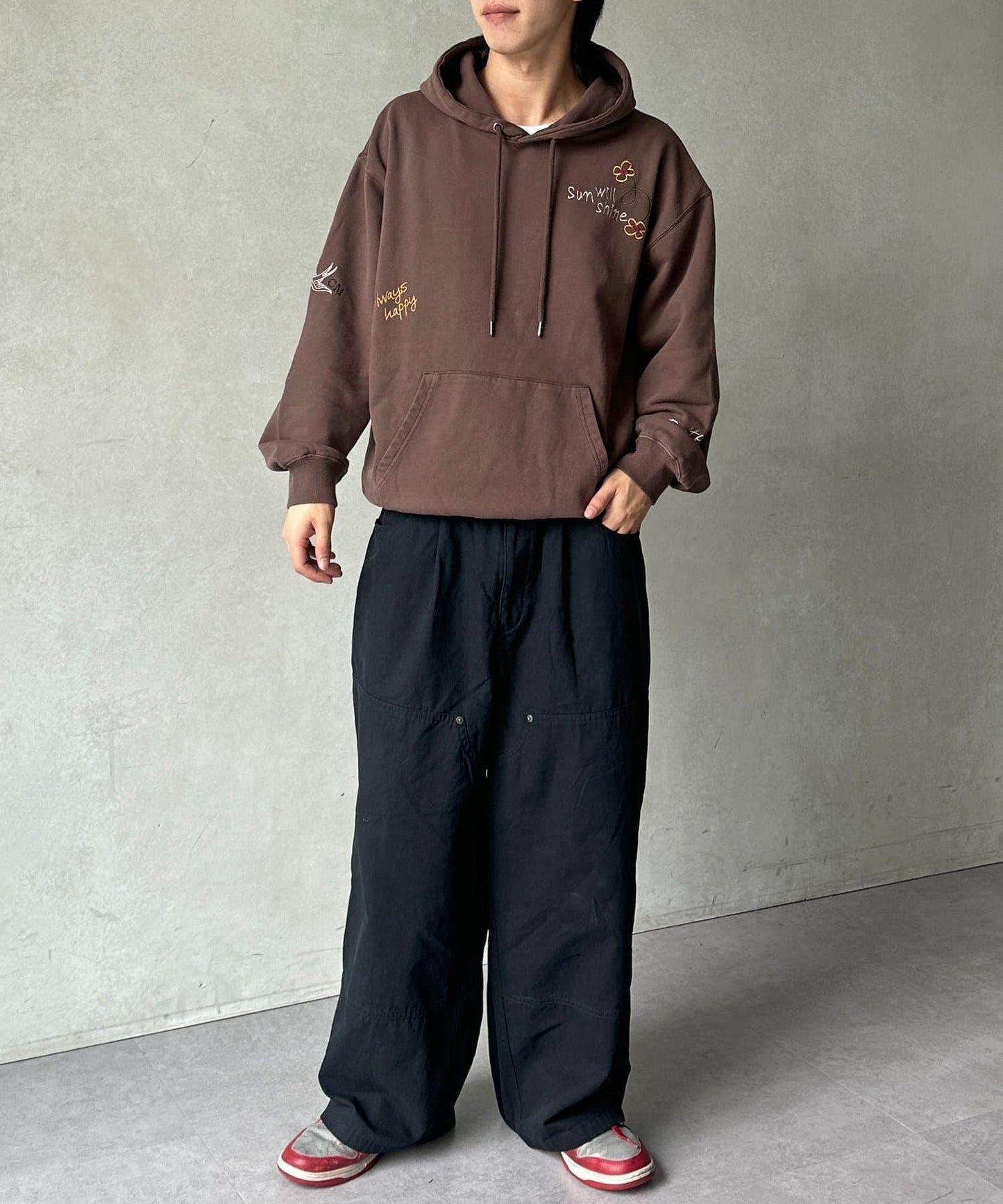 鴨嘴雙層護膝褲