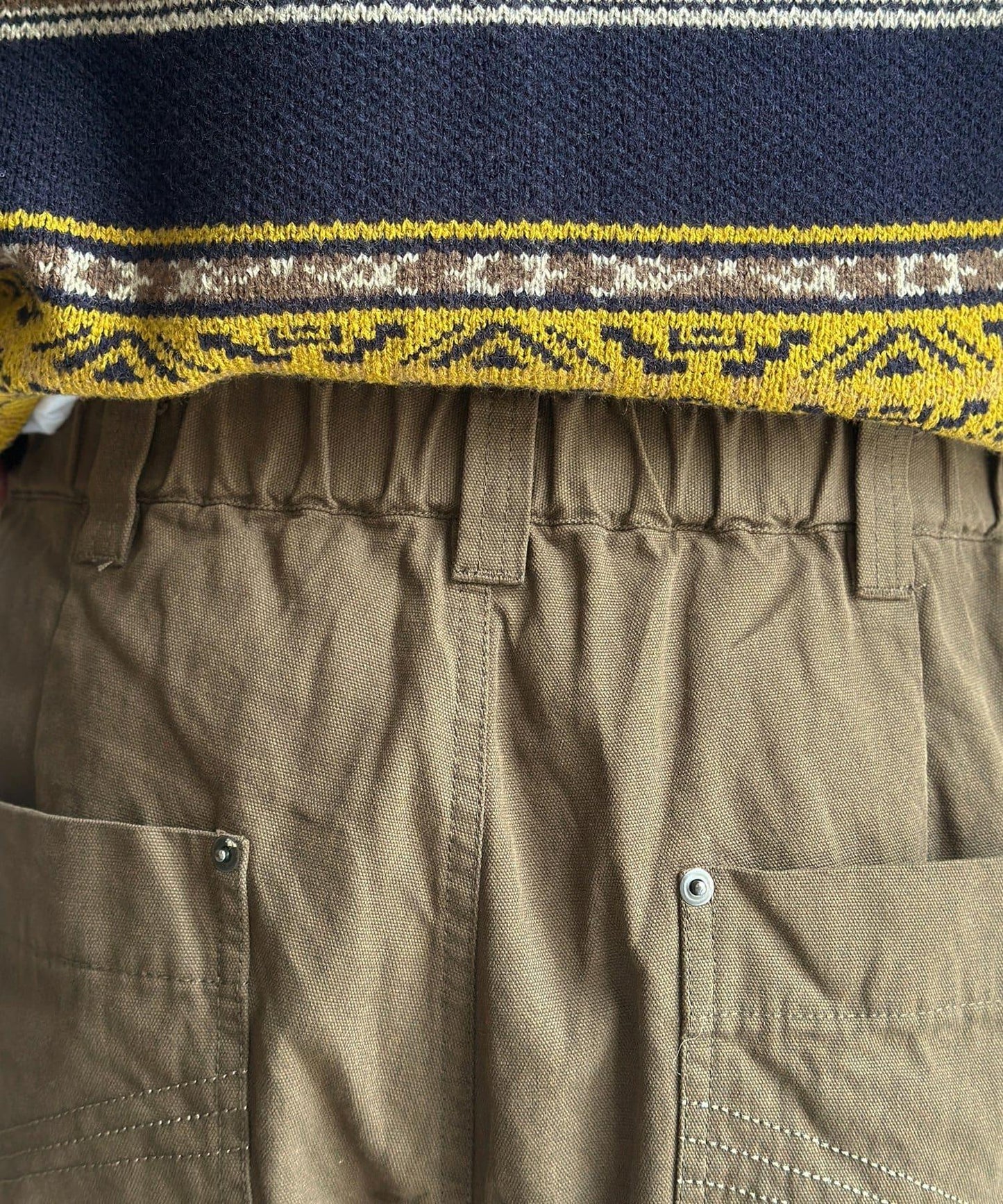 鴨嘴雙層護膝褲